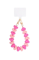 Telefoonkoord - Double heart, Marcelina’s Pearls