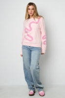Soft Swirl trui roze, M&M Mode