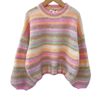 Ronde hals gebreide  truimet multi kleurtjes
