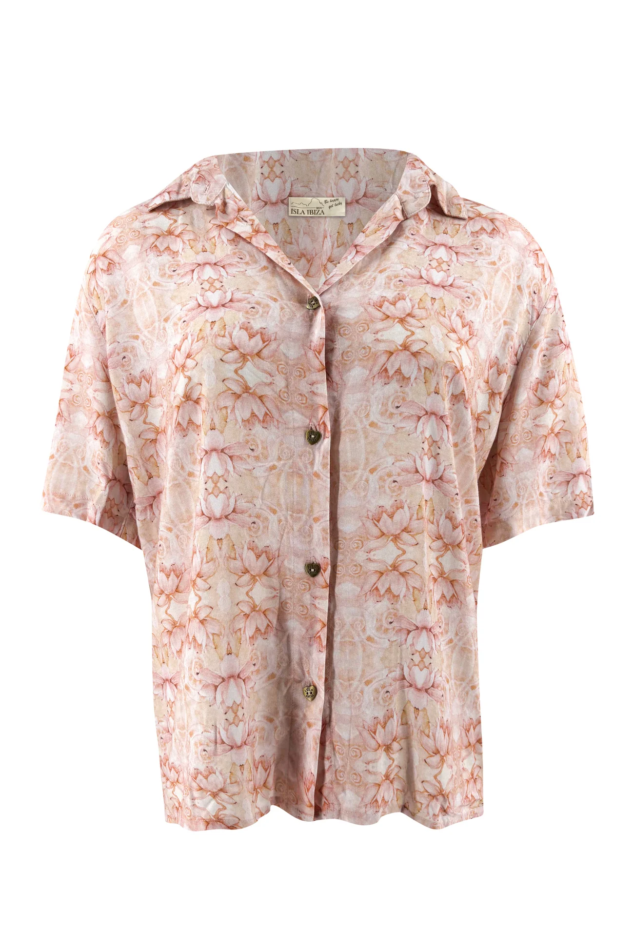 Blouse Short Sleeve Dorada, Isla Ibiza Bonita