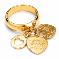 Ring Paris Gold Live your dream, JoyJewelleryBali
