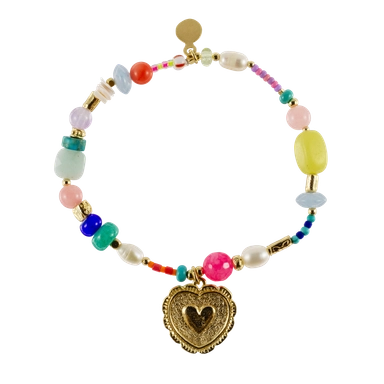 Armband Bamba Colori Summer Mix Gold, SOL x JoyJewelleryBali