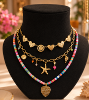 Ketting Aloha Ti amo Gold, SOL x JoyJewelleryBali