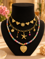 Ketting Aloha Boda Gold, SOL x JoyJewelleryBali