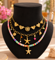 Ketting Aloha Zeester Gold, SOL x JoyJewelleryBali