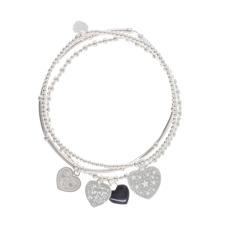 Armbanden Set Sicily Zwart, JoyJewelleryBali