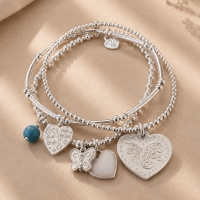 Armbanden Set Sicily Wit, JoyJewelleryBali