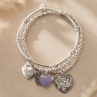 Armbanden Set Sicily Lila, JoyJewelleryBali