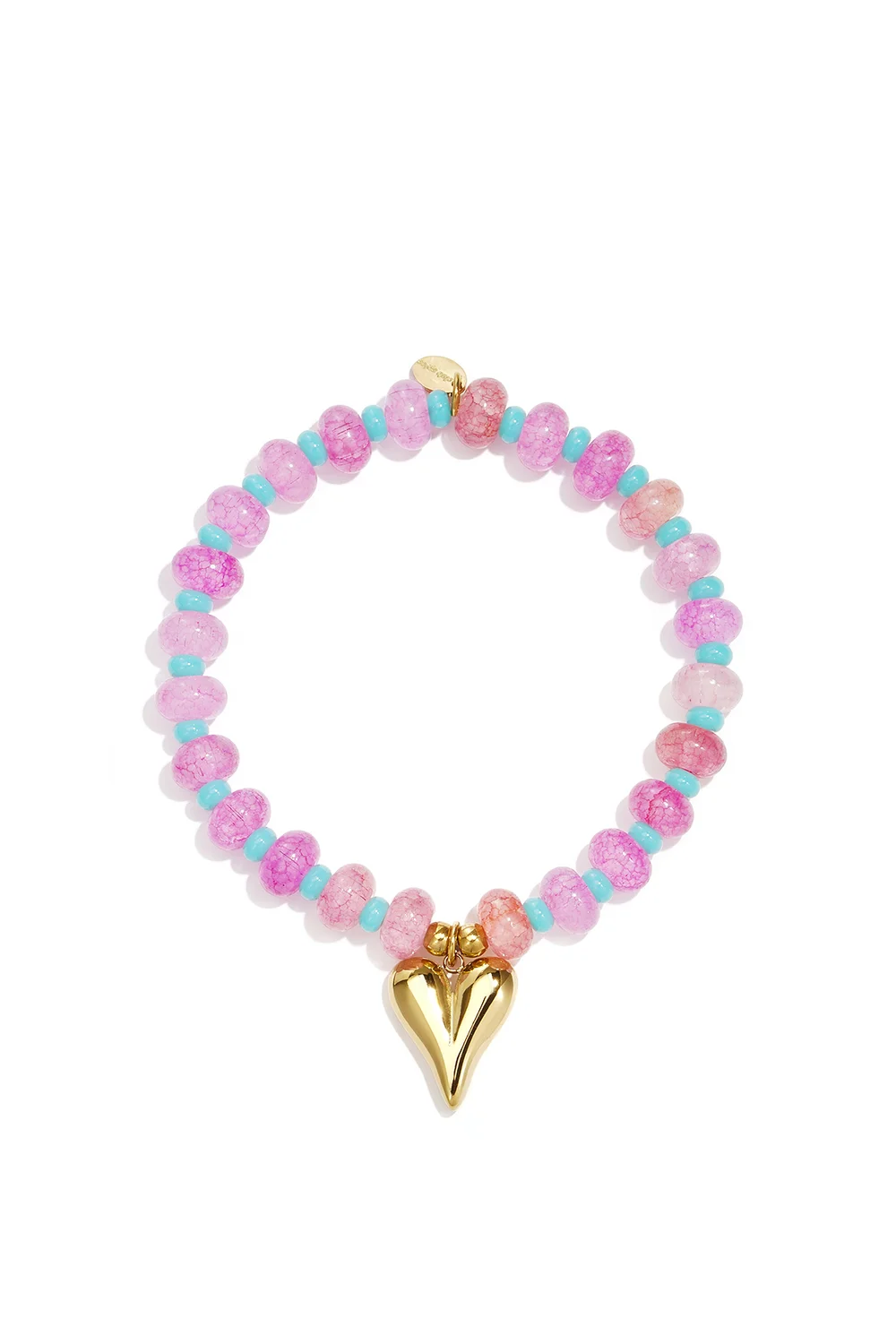 Glazen Kralenarmband Sweetheart, Marcelina&rsquo;s Pearls