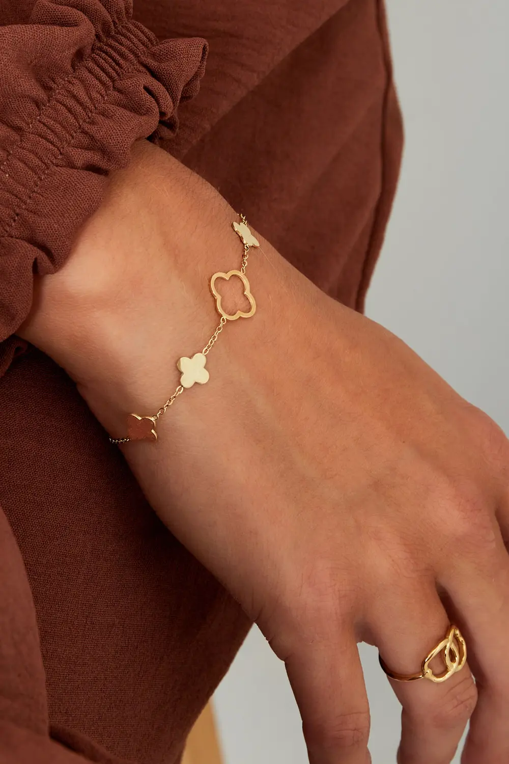 Armband Fleur Clover, Marcelina&rsquo;s Pearls