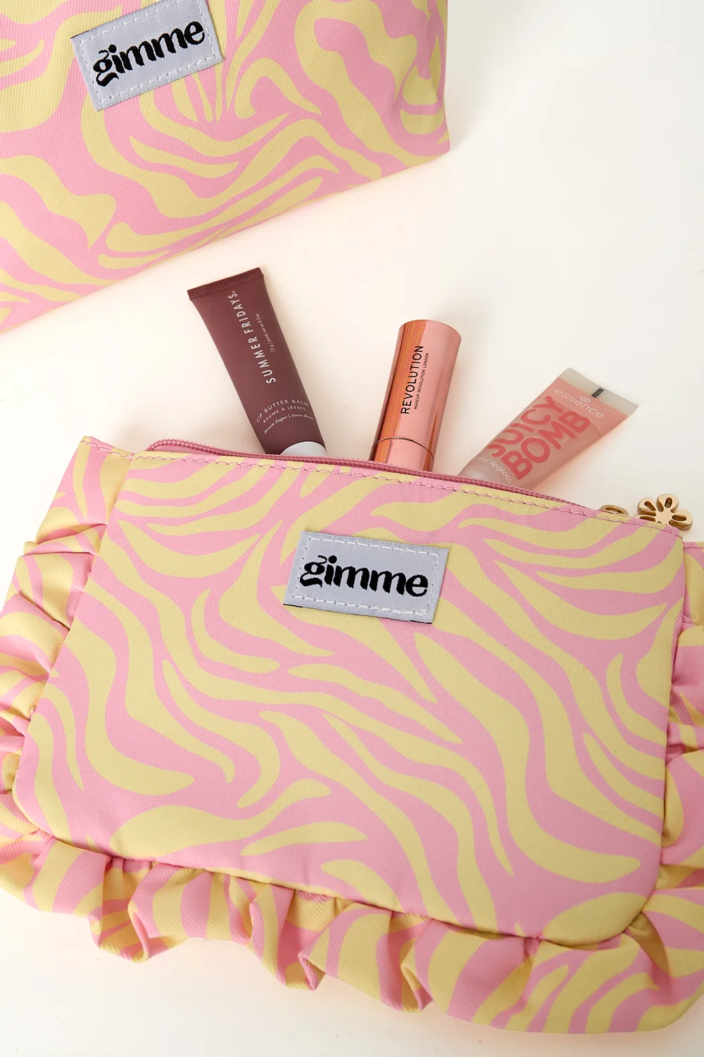 Make-up Tasje Zebraprint Pink, Marcelina&rsquo;s Pearls