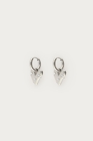 Kleine oorringen met hart en imitatieparels, MyJewellery
