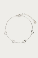 Armband met mini open hartjes, MyJewellery