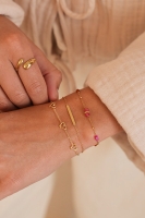 Armband met mini open hartjes, MyJewellery