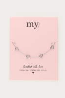 Armband met mini open hartjes, MyJewellery