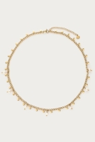 Ketting met kleine munten en zoetwaterparels, MyJewellery